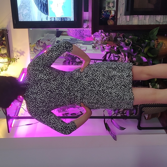 Zara Dress Medium Black White - Picture 2 of 3